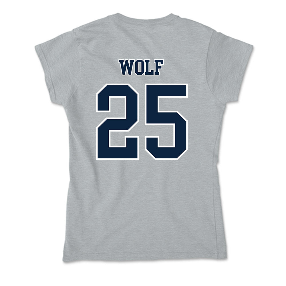 Xavier - NCAA Men's Basketball : Michael Wolf - Soft Style Women’s T-Shirt-1