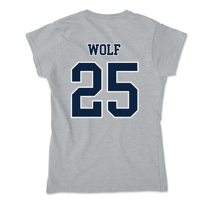 Xavier - NCAA Men's Basketball : Michael Wolf - Soft Style Women’s T-Shirt-1
