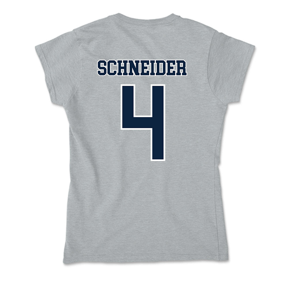 Xavier - NCAA Women's Lacrosse : Paige Schneider - Soft Style Women’s T-Shirt-1