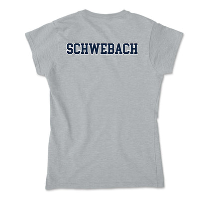 Xavier - NCAA Men's Swimming & Diving : Owen Schwebach - Soft Style Women’s T-Shirt-1