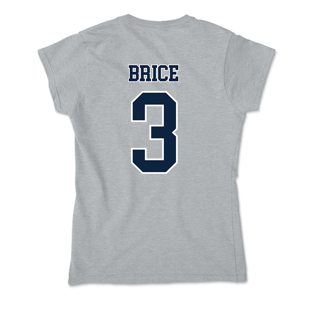 Xavier - NCAA Men's Soccer : Nolan Brice - Soft Style Women’s T-Shirt-1