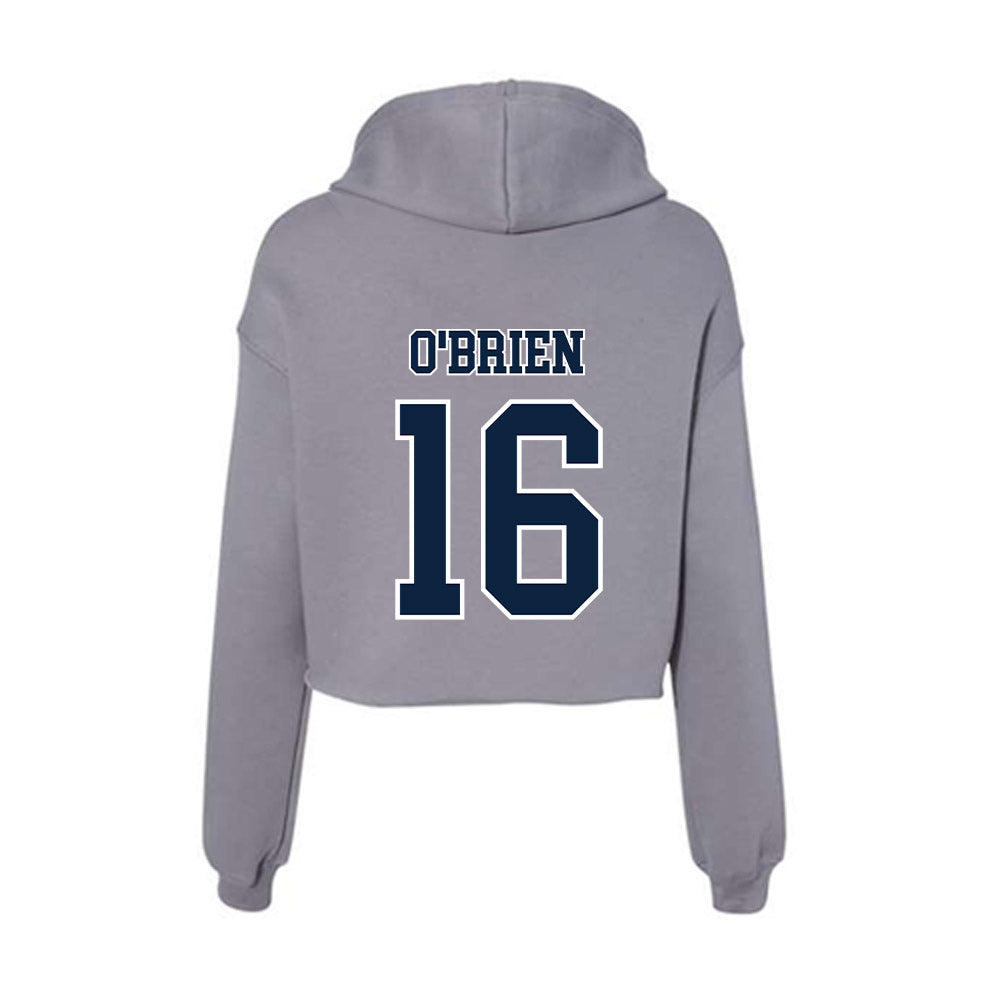 Xavier - NCAA Women's Soccer : Brooklyn O'Brien - Women's Crop Fleece Hoodie-1