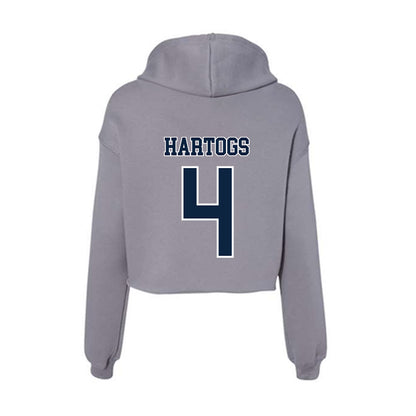 Xavier - NCAA Women's Soccer : Kyra Hartogs - Women's Crop Fleece Hoodie-1