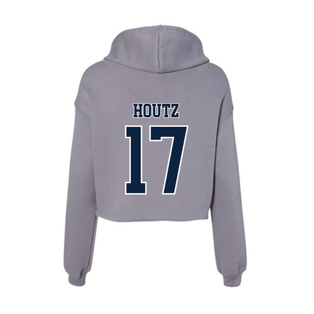 Xavier - NCAA Women's Soccer : Callie Houtz - Women's Crop Fleece Hoodie-1
