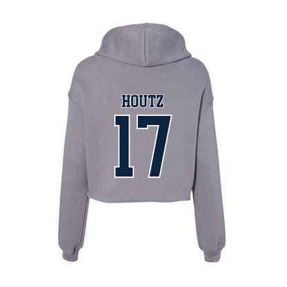 Xavier - NCAA Women's Soccer : Callie Houtz - Women's Crop Fleece Hoodie-1