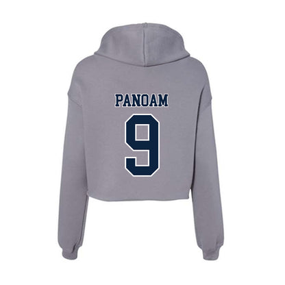 Xavier - NCAA Men's Basketball : Mier Panoam - Women's Crop Fleece Hoodie-1