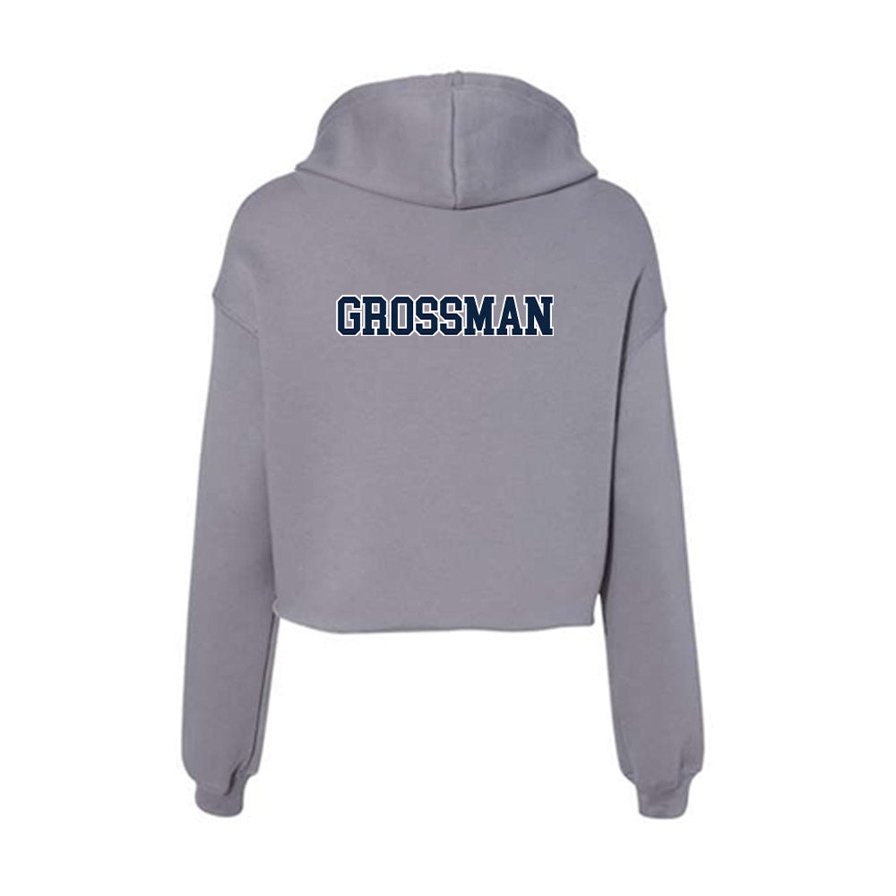 Xavier - NCAA Men's Tennis : Lukas Grossman - Women's Crop Fleece Hoodie-1