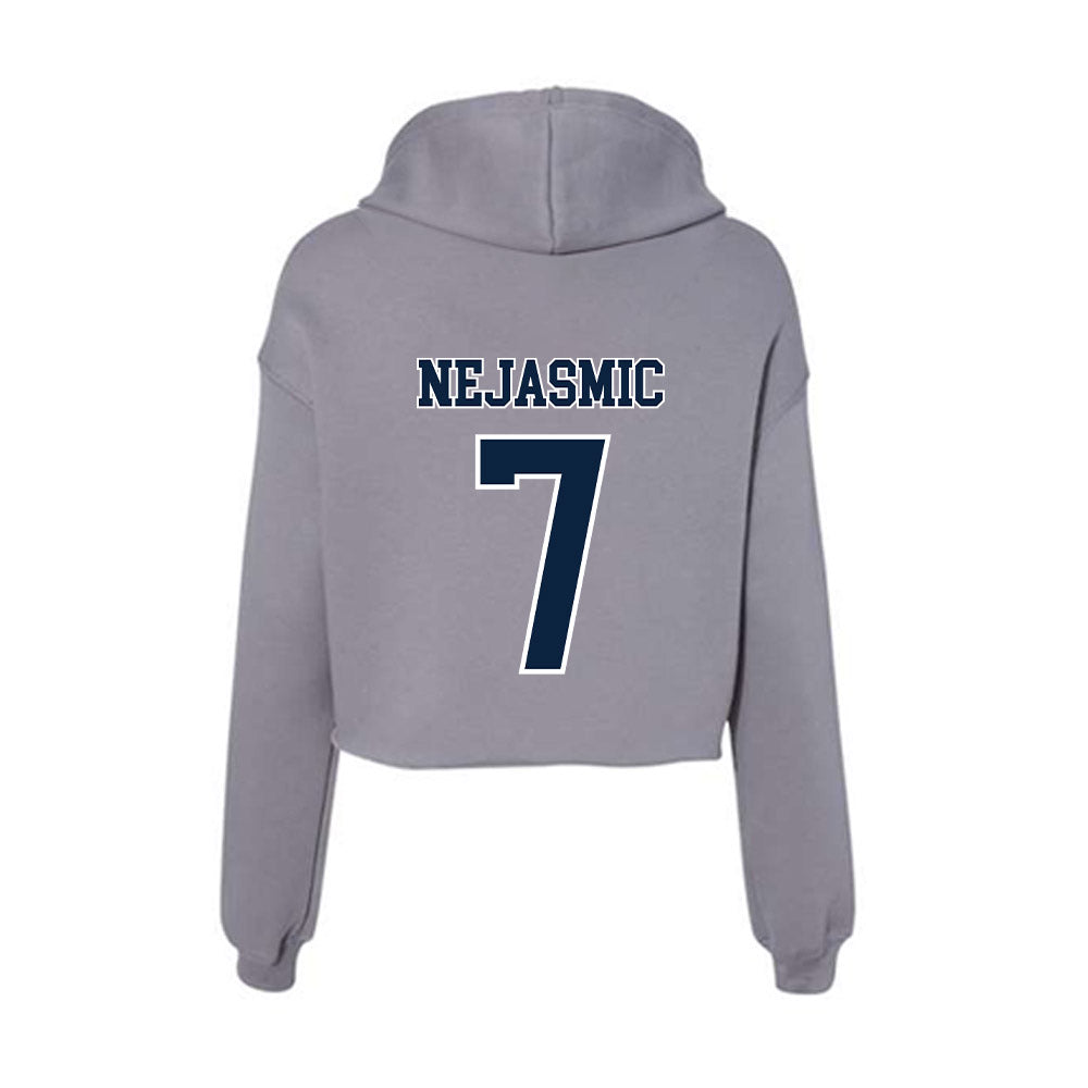 Xavier - NCAA Women's Basketball : Vivien Nejasmic - Women's Crop Fleece Hoodie-1