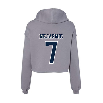 Xavier - NCAA Women's Basketball : Vivien Nejasmic - Women's Crop Fleece Hoodie-1