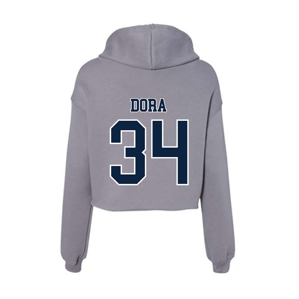 Xavier - NCAA Men's Soccer : Connor Dora - Women's Crop Fleece Hoodie-1