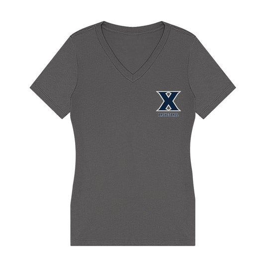 Xavier - NCAA Men's Basketball : Henry Thole - Women's V-Neck T-Shirt-0