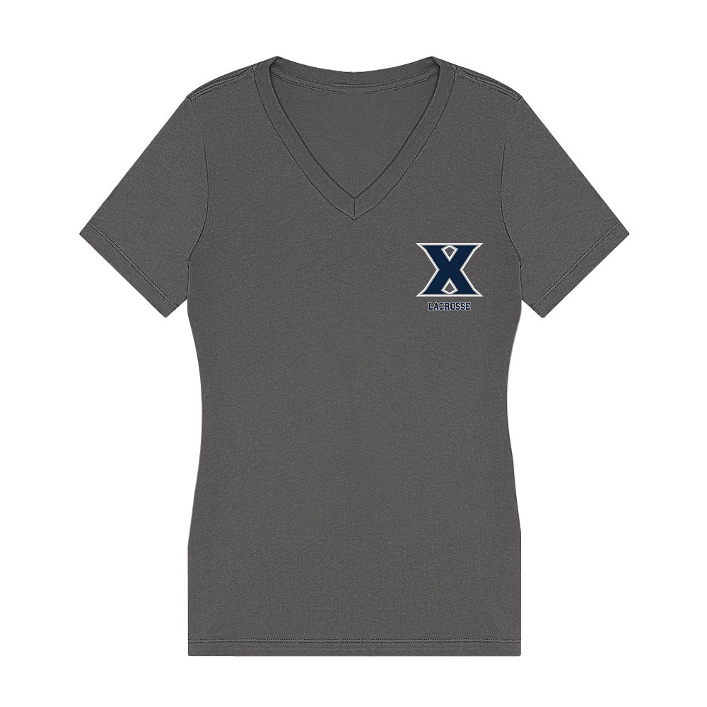 Xavier - NCAA Women's Lacrosse : Sami Balara - Women's V-Neck T-Shirt-0
