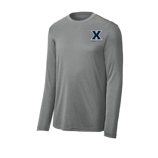 Xavier - NCAA Men's Swimming & Diving : Zakary Guenther - Activewear Long Sleeve T-Shirt-0