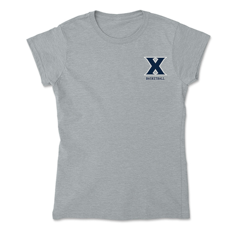 Xavier - NCAA Men's Basketball : Malik Messina - Soft Style Women’s T-Shirt-0