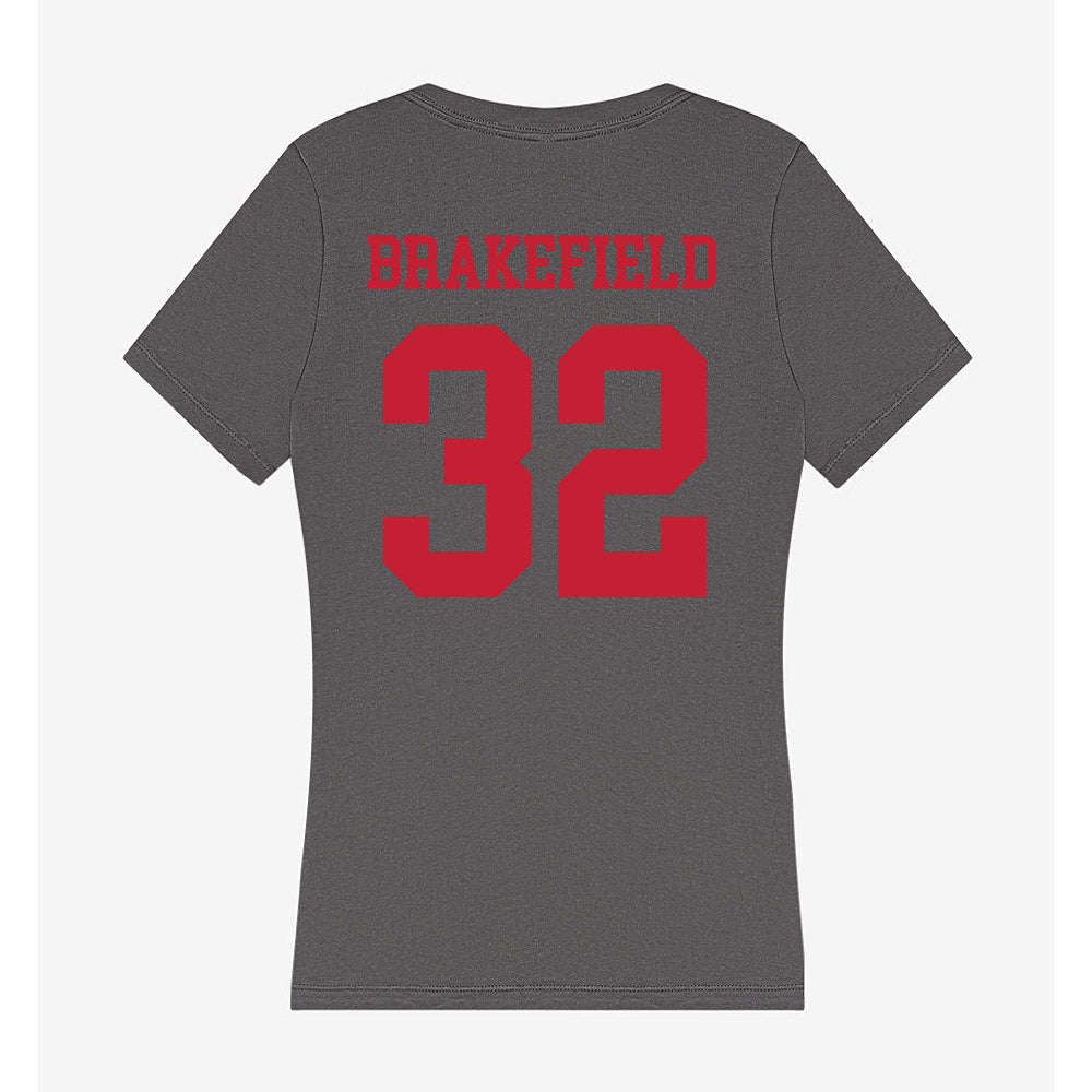 Seattle - NCAA Women's Soccer : Kyla Brakefield - Women's V-Neck T-Shirt-1