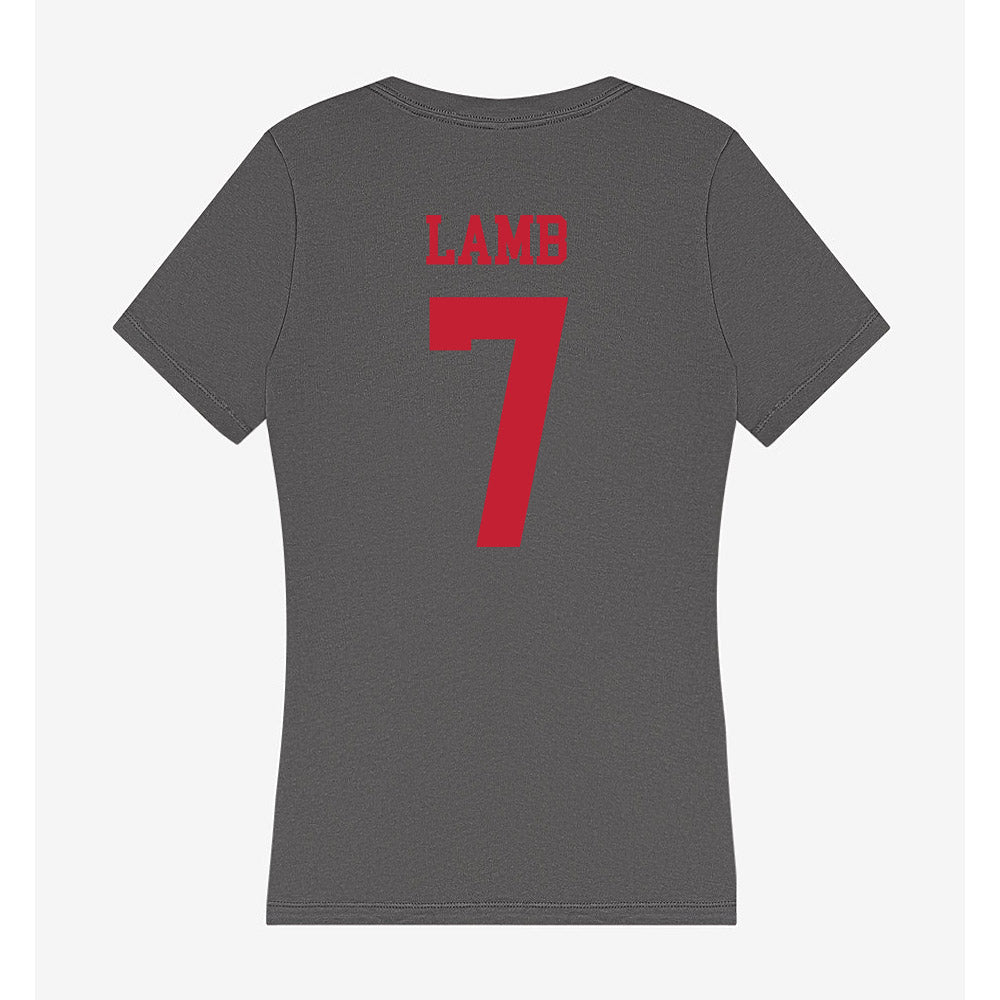 Seattle - NCAA Women's Soccer : Alana Lamb - Women's V-Neck T-Shirt-1