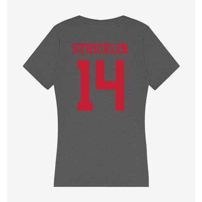 Seattle - NCAA Women's Basketball : Tamia Stricklin - Women's V-Neck T-Shirt-1