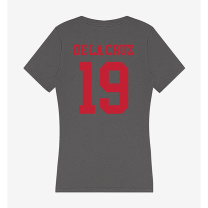 Seattle - NCAA Women's Soccer : Emma de la Cruz - Women's V-Neck T-Shirt-1