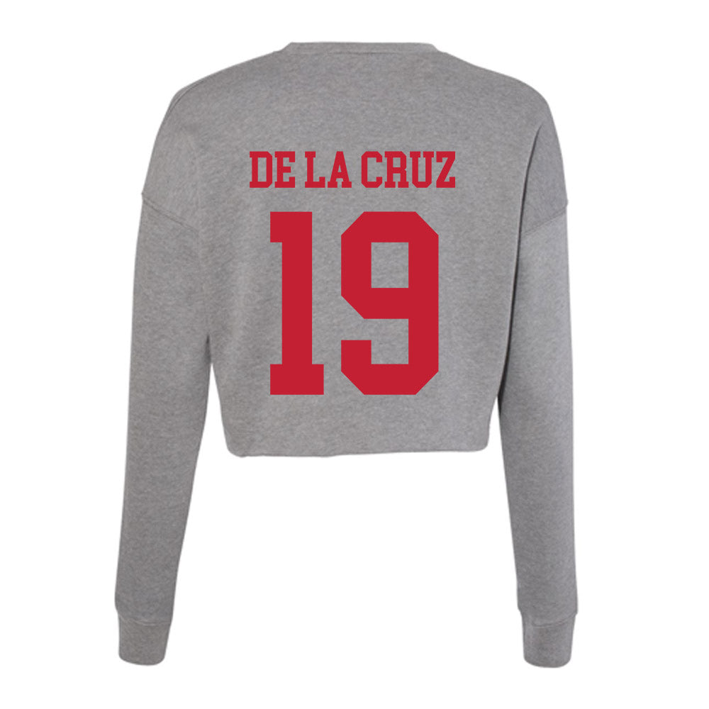 Seattle - NCAA Women's Soccer : Emma de la Cruz - Women's Cropped Crew Fleece-1