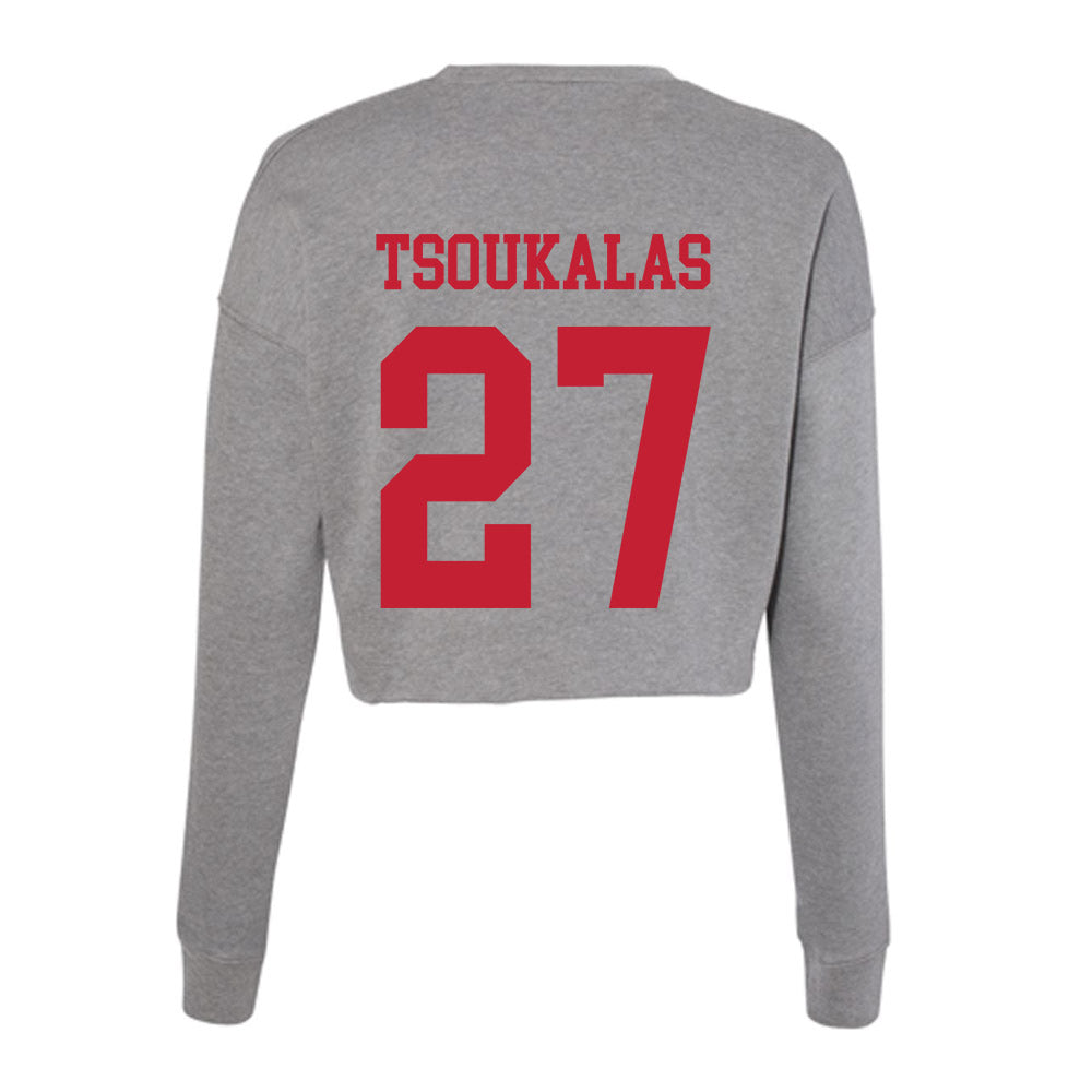 Seattle - NCAA Baseball : Michael Tsoukalas - Women's Cropped Crew Fleece-1