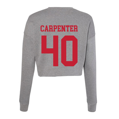 Seattle - NCAA Women's Soccer : Anica Carpenter - Women's Cropped Crew Fleece-1