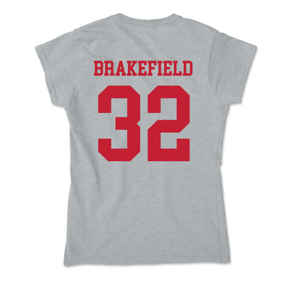 Seattle - NCAA Women's Soccer : Kyla Brakefield - Soft Style Women’s T-Shirt-1