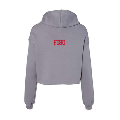 Seattle - NCAA Men's Track & Field : Matthew Fiso - Women's Crop Fleece Hoodie-1