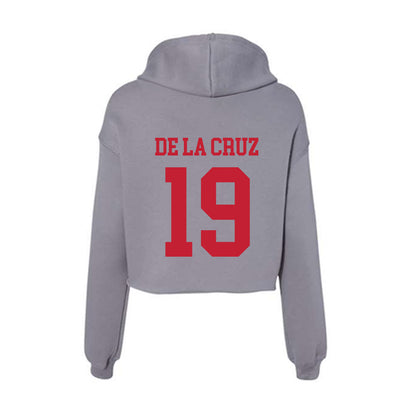 Seattle - NCAA Women's Soccer : Emma de la Cruz - Women's Crop Fleece Hoodie-1