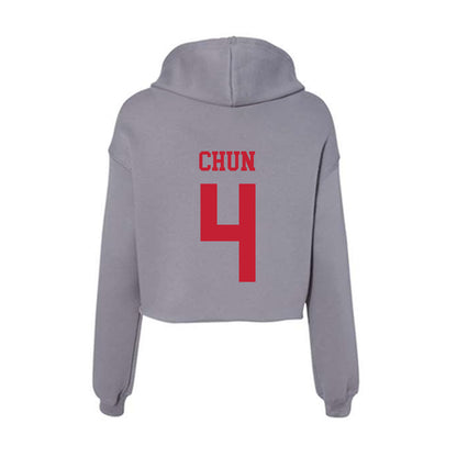 Seattle - NCAA Women's Volleyball : Alohalani Chun - Women's Crop Fleece Hoodie-1