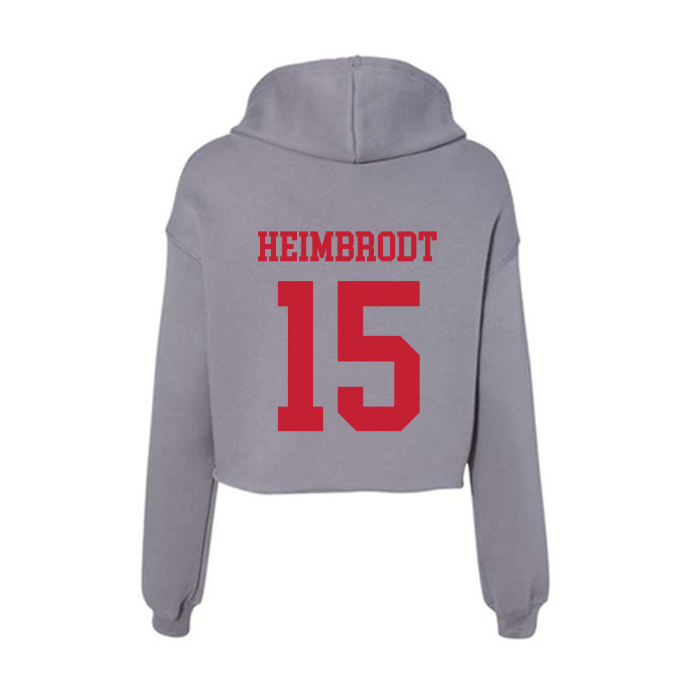 Seattle - NCAA Men's Basketball : Will Heimbrodt - Women's Crop Fleece Hoodie-1