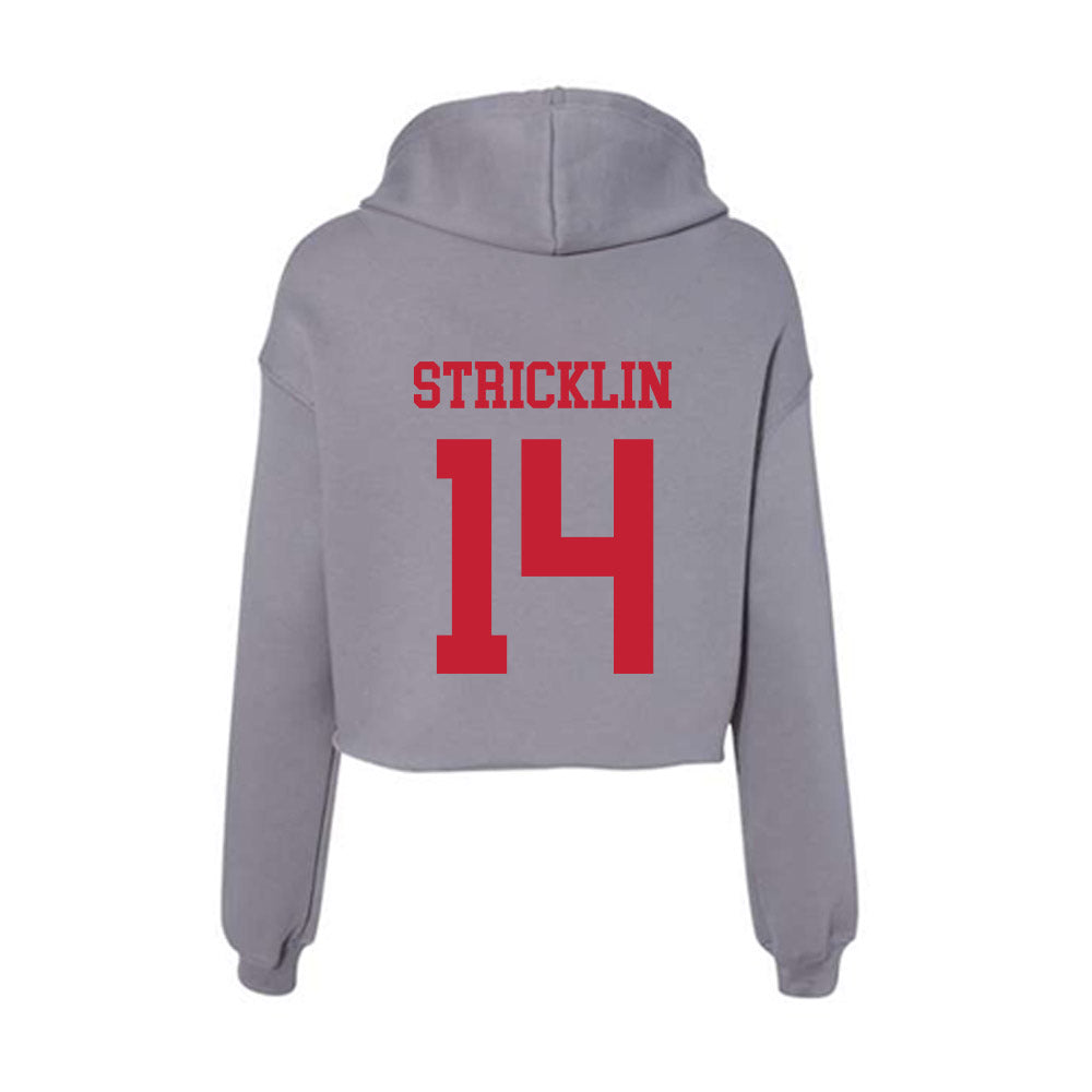 Seattle - NCAA Women's Basketball : Tamia Stricklin - Women's Crop Fleece Hoodie-1