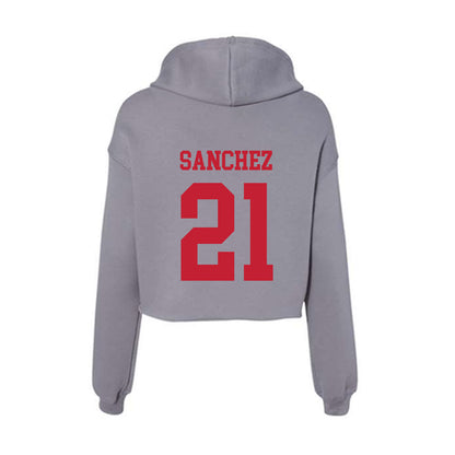Seattle - NCAA Women's Soccer : Emma Sanchez - Women's Crop Fleece Hoodie-1