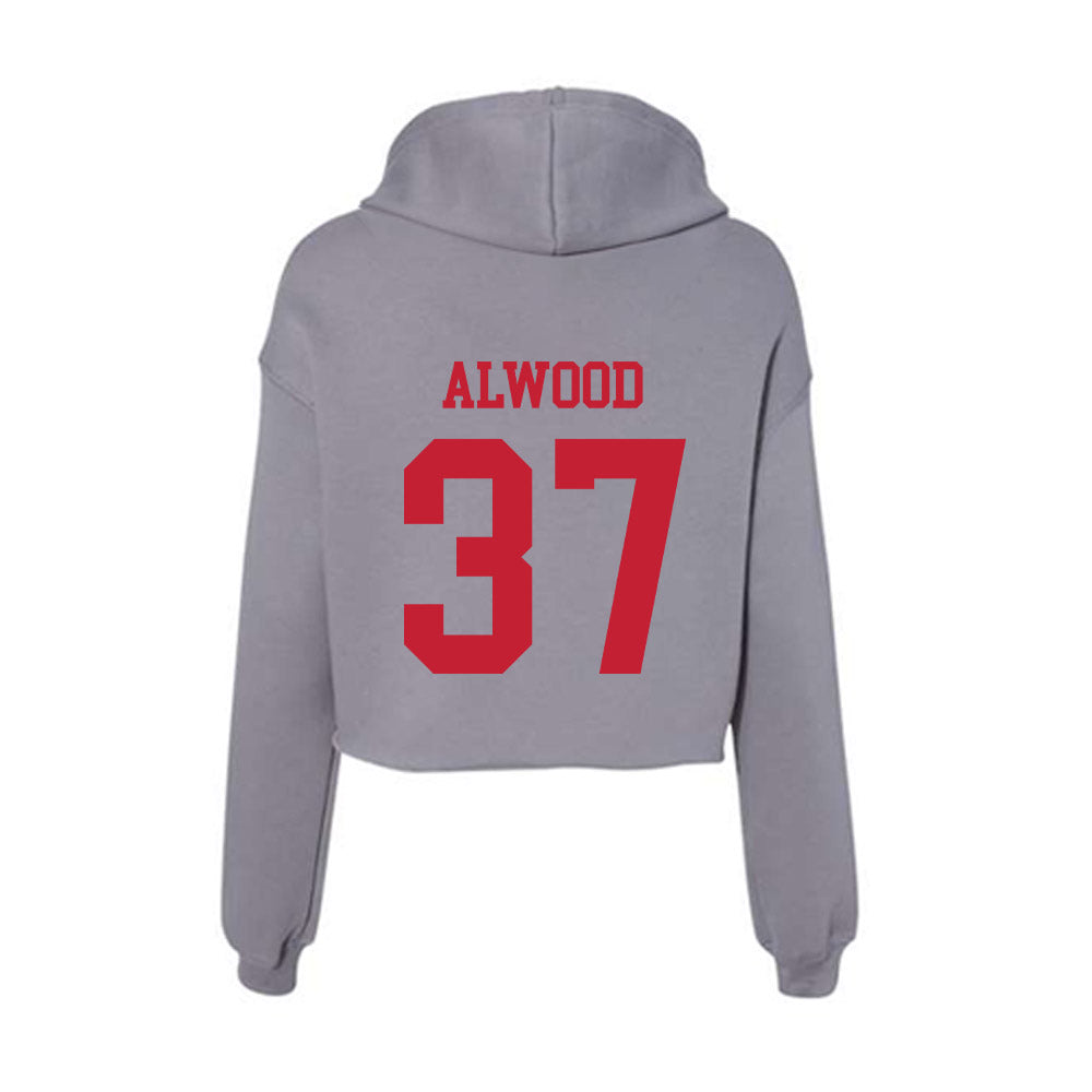 Seattle - NCAA Baseball : Luke Alwood - Women's Crop Fleece Hoodie-1