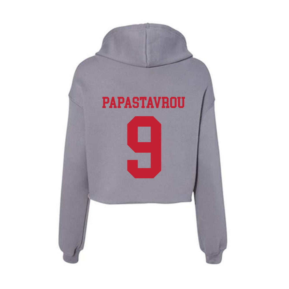 Seattle - NCAA Men's Basketball : Stratos Papastavrou - Women's Crop Fleece Hoodie-1