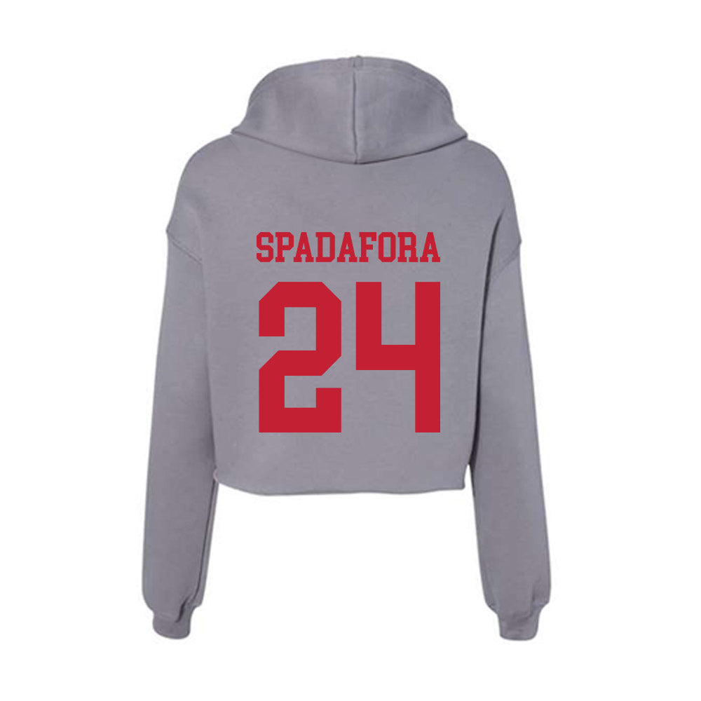 Seattle - NCAA Softball : Karen Spadafora - Women's Crop Fleece Hoodie-1