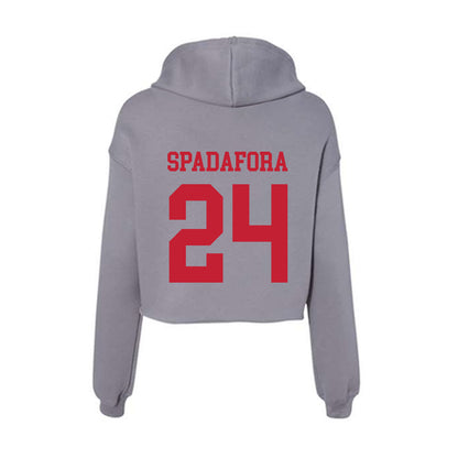 Seattle - NCAA Softball : Karen Spadafora - Women's Crop Fleece Hoodie-1
