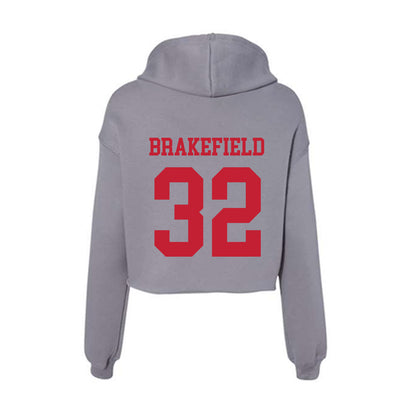 Seattle - NCAA Women's Soccer : Kyla Brakefield - Women's Crop Fleece Hoodie-1