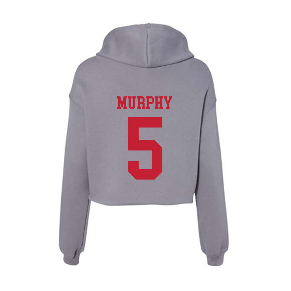 Seattle - NCAA Men's Basketball : Jojo Murphy - Women's Crop Fleece Hoodie-1