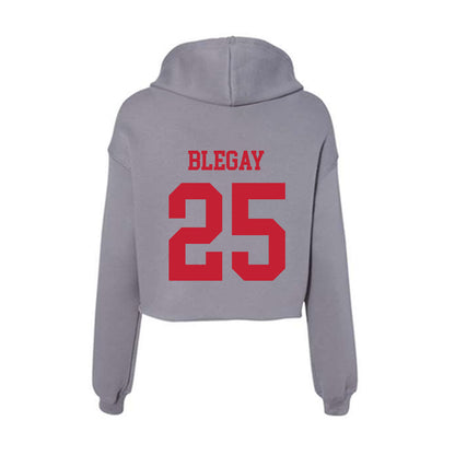 Seattle - NCAA Men's Soccer : Allen Saye Blegay - Women's Crop Fleece Hoodie-1
