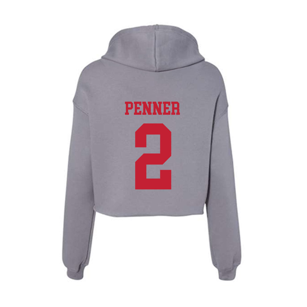 Seattle - NCAA Women's Soccer : Caroline Penner - Women's Crop Fleece Hoodie-1