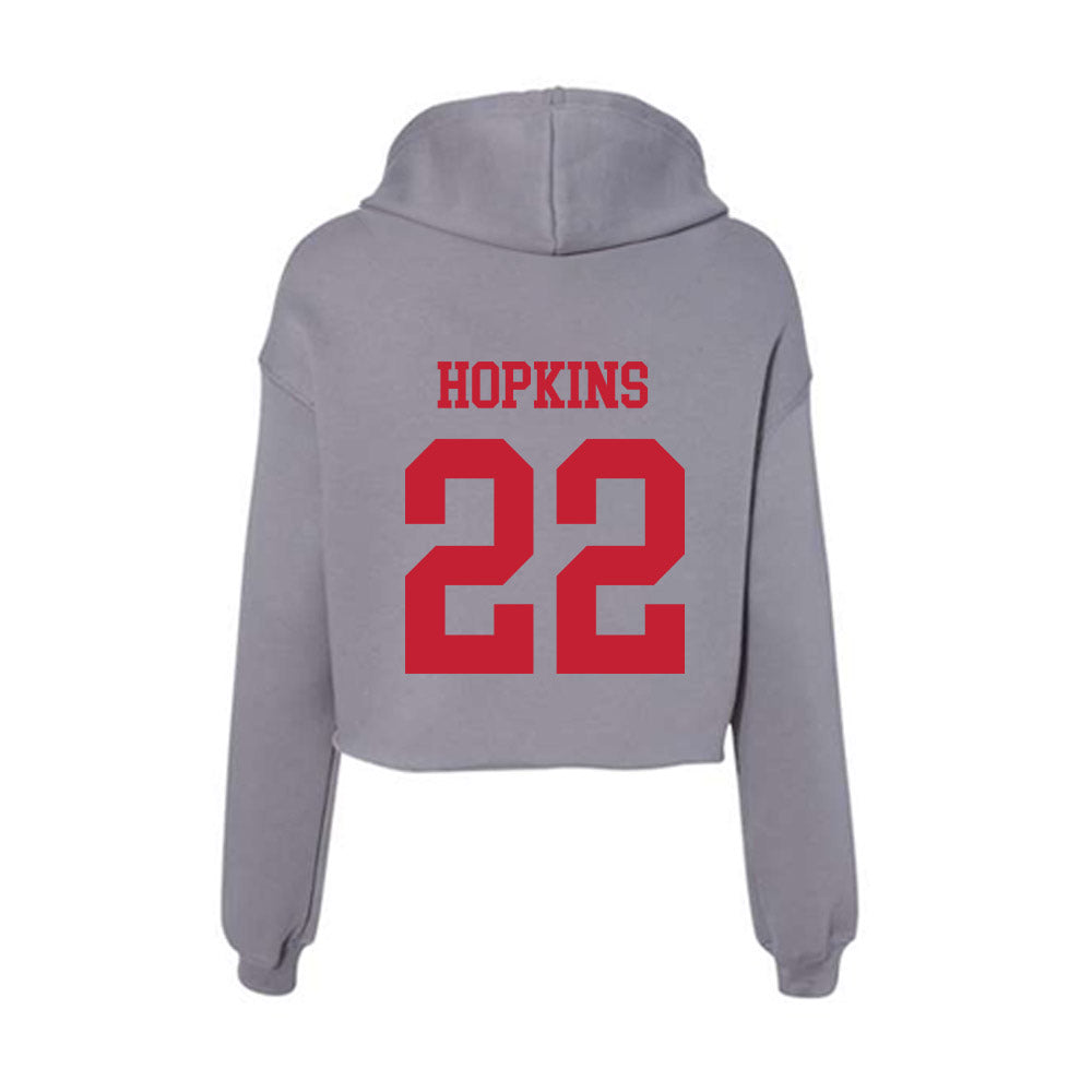 Seattle - NCAA Women's Soccer : Zoe Hopkins - Women's Crop Fleece Hoodie-1