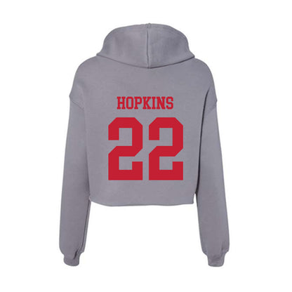 Seattle - NCAA Women's Soccer : Zoe Hopkins - Women's Crop Fleece Hoodie-1