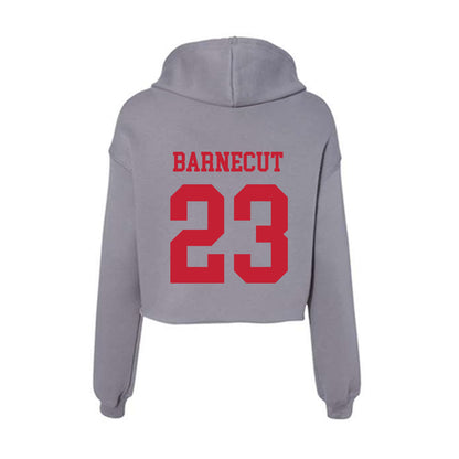 Seattle - NCAA Women's Soccer : Lina Barnecut - Women's Crop Fleece Hoodie-1