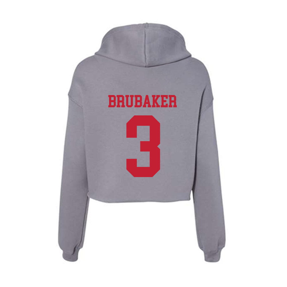 Seattle - NCAA Women's Basketball : Ella Brubaker - Women's Crop Fleece Hoodie-1