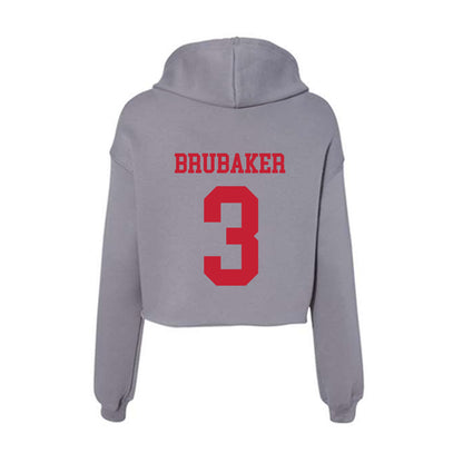 Seattle - NCAA Women's Basketball : Ella Brubaker - Women's Crop Fleece Hoodie-1