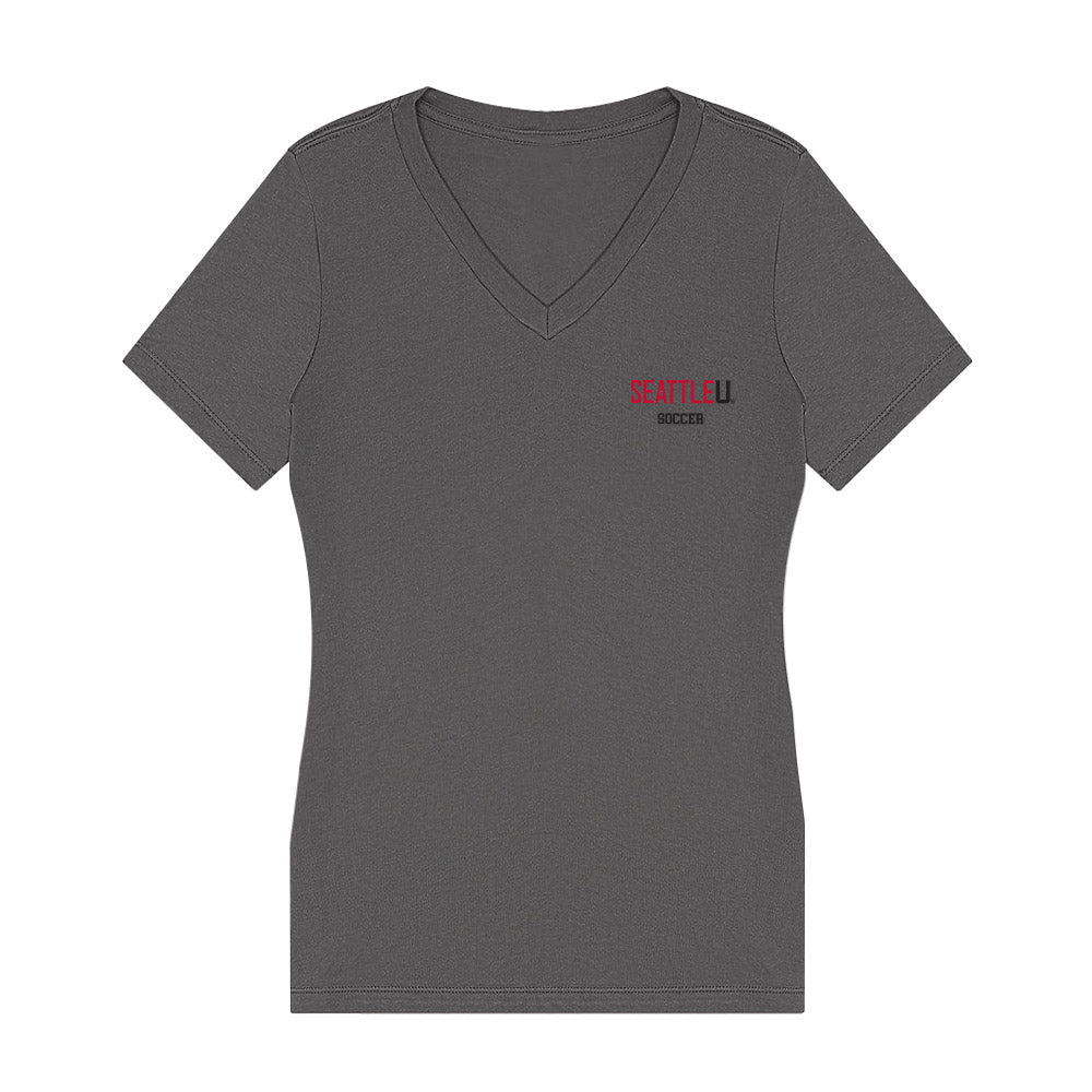 Seattle - NCAA Women's Soccer : Myah Polzin - Women's V-Neck T-Shirt-0
