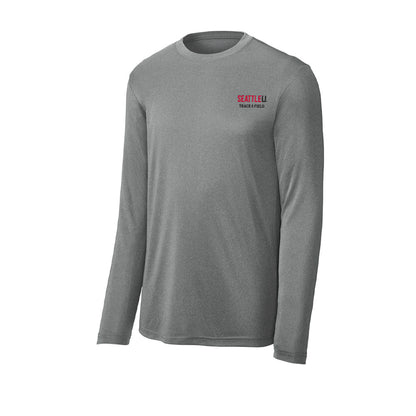 Seattle - NCAA Men's Track & Field : Nate Thomas - Activewear Long Sleeve T-Shirt-0