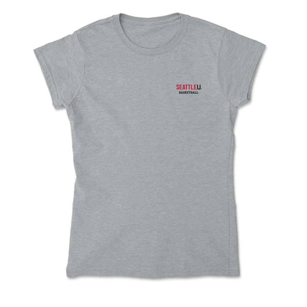 Seattle - NCAA Men's Basketball : Jojo Murphy - Soft Style Women’s T-Shirt-0