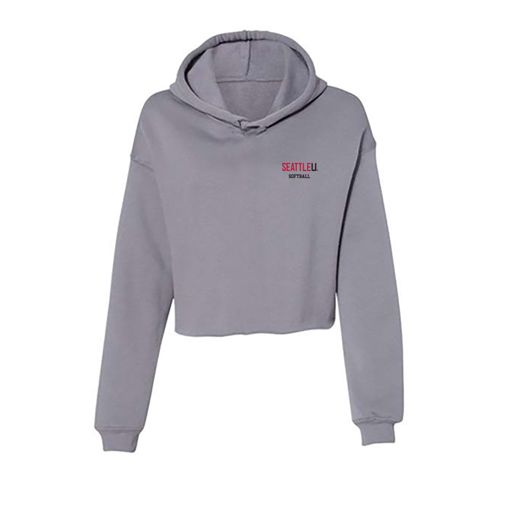 Seattle - NCAA Softball : Sophia Kissling - Women's Crop Fleece Hoodie-0