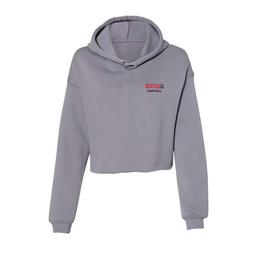 Seattle - NCAA Men's Basketball : Maleek Arington - Women's Crop Fleece Hoodie-0